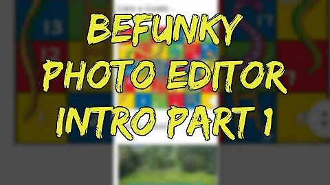 BeFunky Photo Editor Part 1 Intro