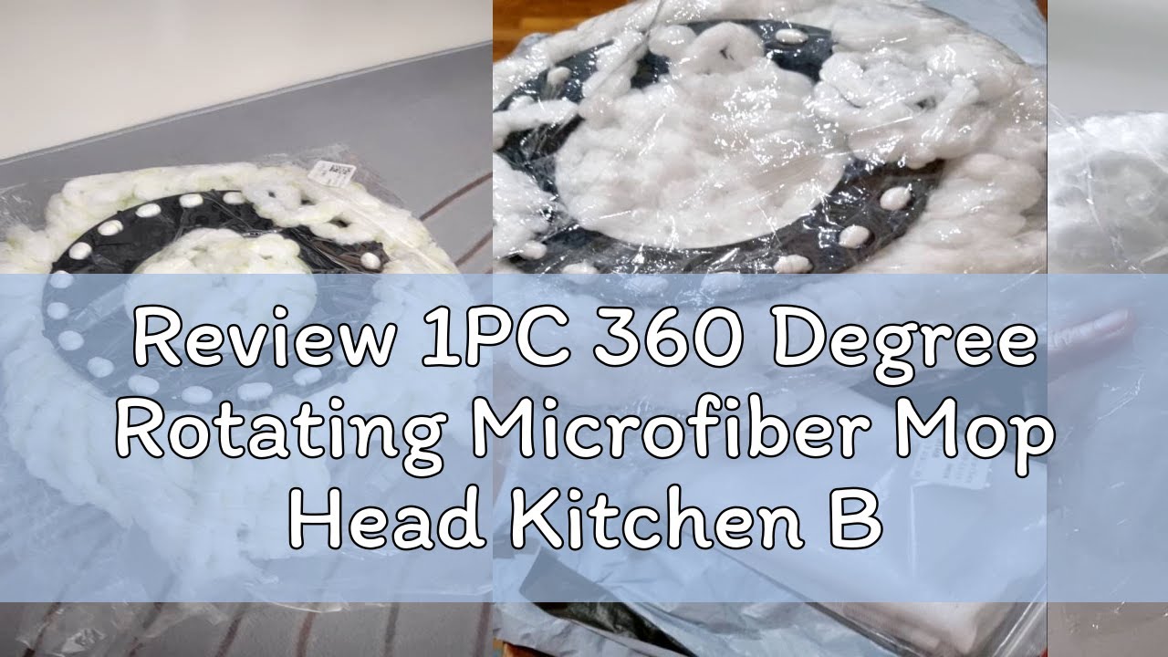 Loop Magic 360 Degree Rotation Review 1PC 360 Degree Rotating Microfiber Mop Head Kitchen Bathroom ...