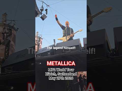 Video Metallica - M72 World Tour - May 27th 2026 - Stadion Letzigrund, Zürich Switzerland