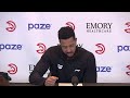 Hawks vs. Heat Postgame Press Conference: CJ McCollum