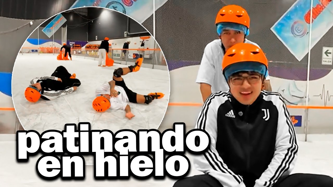 CHANCHITO PATINA en PISTA DE HIELO ⛸️🥶 Sacha Uzumaki