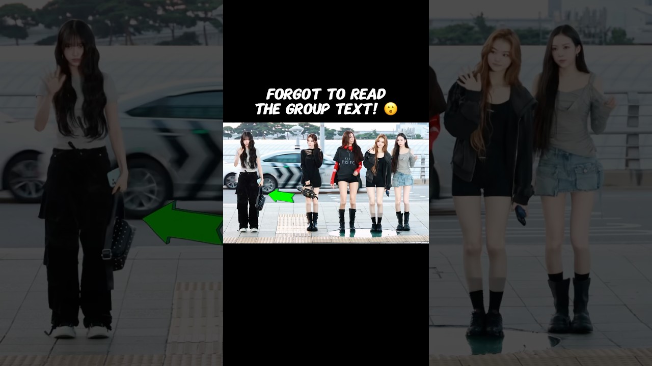 Meovv’s Sooin forgot to read the group text 😭