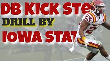 DB Kick Step Drill By Iowa State