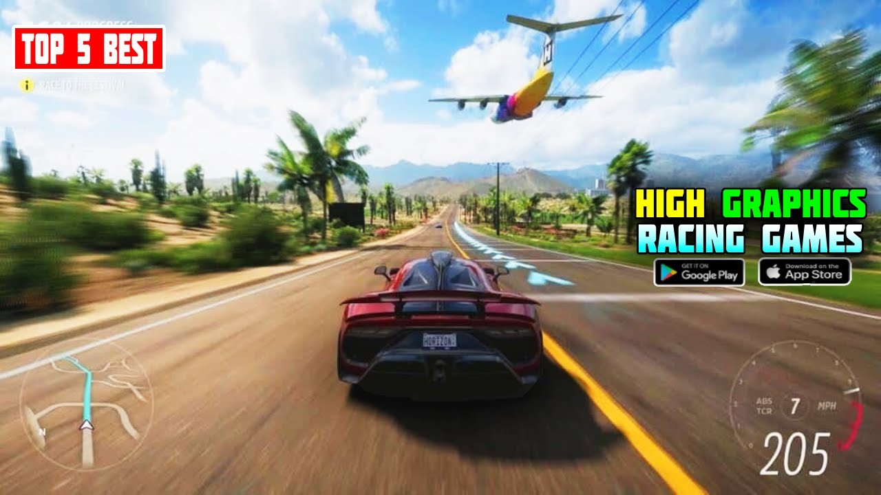Top 5 Best HIGH GRAPHICS or OPEN WORLD Racing Games Under 500MB For ...