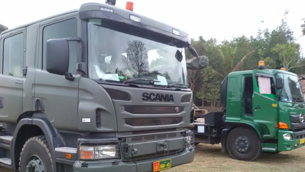  Truck  Scania P360 Double  Cabin  Di Dislitbang TNI Kebumen 