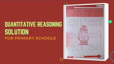 Quantitative Reasoning Solutions for Primary Schoo|Lantern Steps Quantitative Reasoning example Bk 6