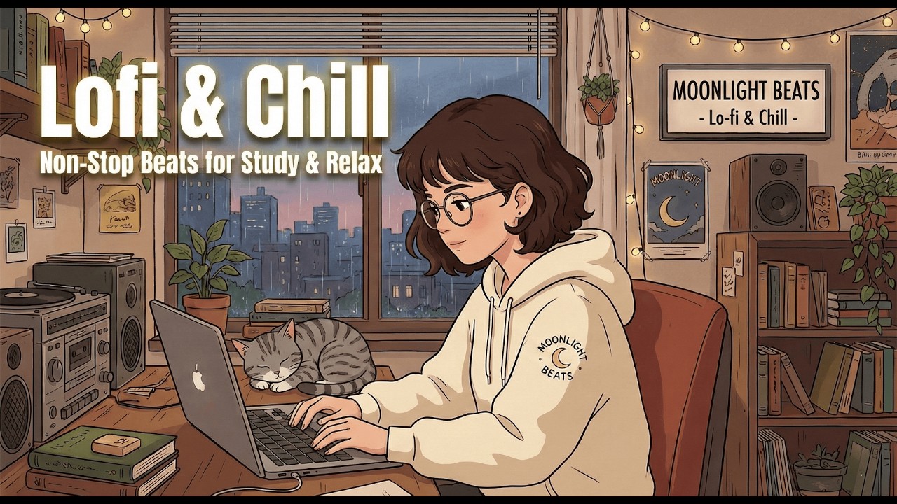 [STUDY WITH ME] Cozy Rainy Night - 1 Hour Deep Focus Study (Pomodoro ...