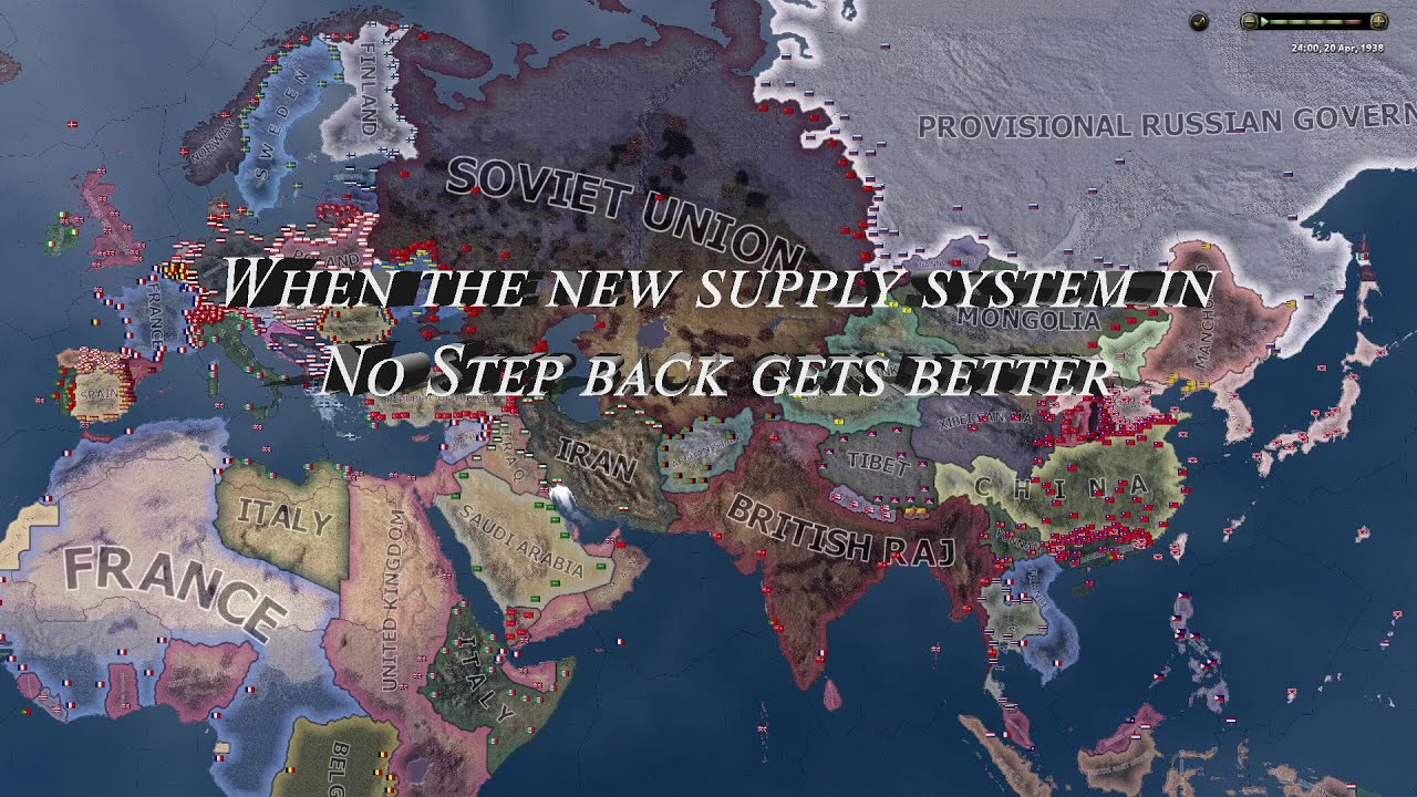 When the new supply system in No Step back gets better - Hoi4 TImelapse ...