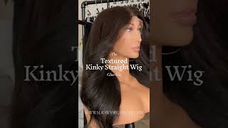 This Kinky Straight Fit &quot;n&quot; Go wig is for sale | Visit www.slrawvirginahir.com #shorts