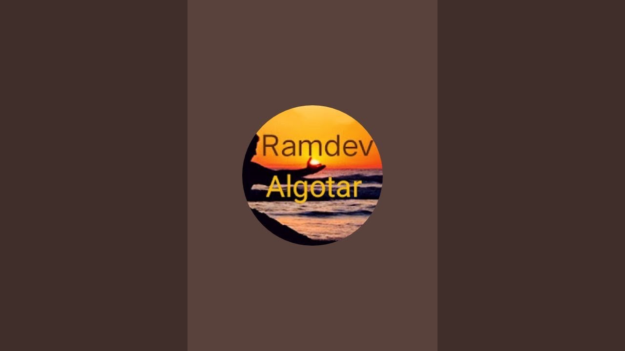 Ramdev Algotar લાઇવ છે!