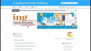 Tutorial Elearning UNPATTI: Cara Membuat Video Conference untuk Dosen