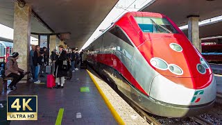 Florence to Venice Italy 🇮🇹 4K  High Speed Train Frecciarossa