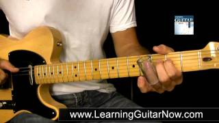 Open G Tuning Slide Guitar Lesson chords