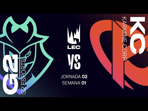 G2 ESPORTS VS KARMINE CORP - LEC 2024 - WINTER SPLIT - LEAGUE OF LEGENDS - SEMANA 1 - DÍA 2 - #LECI