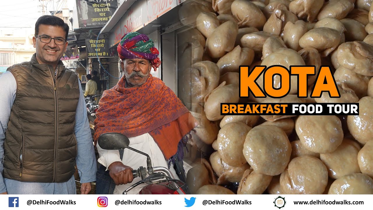 KOTA BREAKFAST FOOD TOUR I Kachori + Samosa + Ghewar + Doodh Jalebi