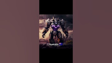 AI Draws Different Countries As Transformers [PART 2] #ai #midjourney  #countries #aiart