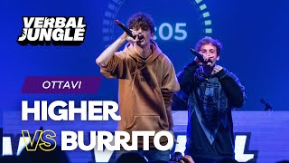 HIGHER vs BURRITO || Verbal Jungle - Freestyle Battle || Ottavi