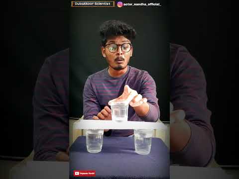 Paper is very strong experiement 😳 #experiment #shorts #veppamkuchi #dubakkoorscientist