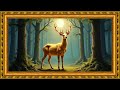 📺 Luxury Golden Frame TV Art | TV Table Painting Display | 4K TV Wallpaper 🎨✨