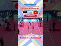 เสิร์ฟอย่างดุ! Wiphada's powerful serve hits deep! ตะกร้อทีมชุดหญิง ทีม B Women's Team B Sepaktakraw
