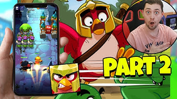 Angry Birds Kingdom Gameplay Walkthrough Part 2 - NEW BIRDS! MATILDA AND SILVER