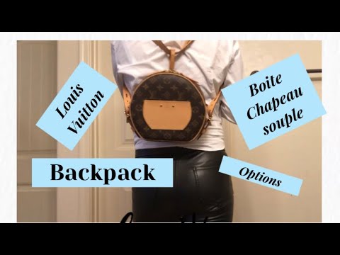 BOITE TO BACKPACK?, Louis Vuitton Boite Chapeau Souple