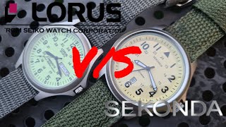 Бюджетные часы Sekonda VS Lorus 2 идут лицом к лицу....