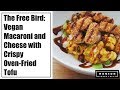 Vegan BBQ Mac and Cheese with Crispy Air-Fried Tofu