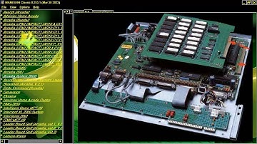 ATTRACT MODE MAME MESS ARCADIA SYSTEM BIOS 1988 AMIGA OCS HARDWARE