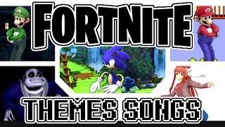 🌟 Fortnite Dance But Video Game Theme Songs - Smash Bros + Extras Challenge