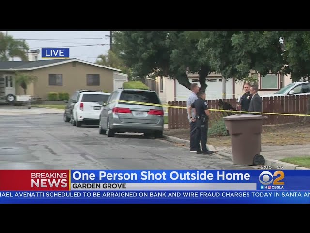 1 Hospitalized After Being Shot In Garden Grove Youtube