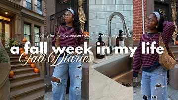 Fall Reset Vlog 🍂 Closet Organization, Apartment Deep Clean & Fall Bucket List 2025