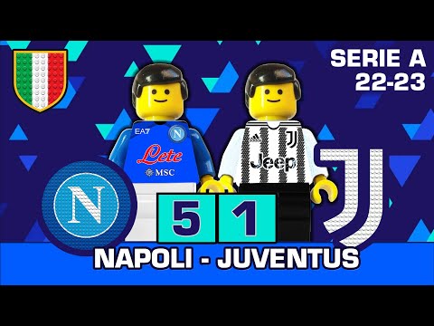 Napoli vs Juventus 5-1 • All Goals & Highlights Serie A 2022/23 in Lego Football