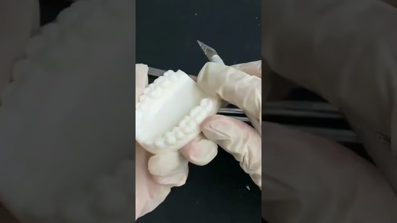 Carving the upper jaw