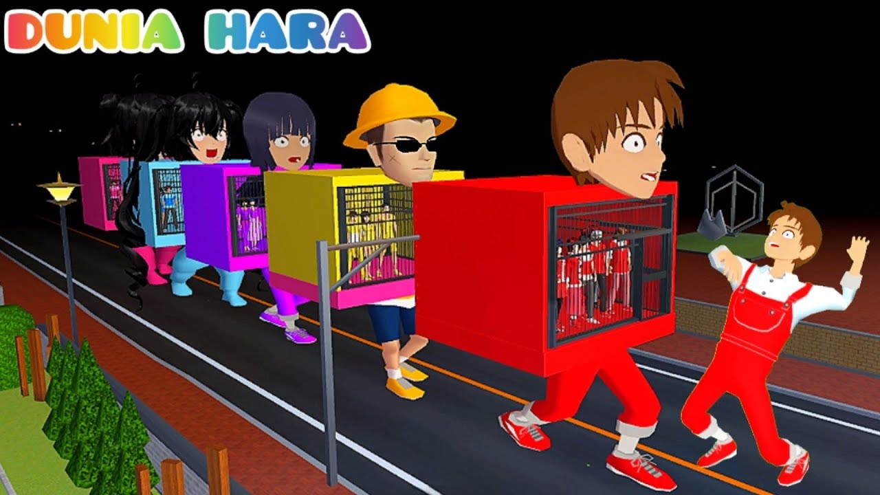 Anomali Yuta Penjara Warna Warni Kejar Orang Sesuai Warna Baju 😱 | Dunia Hara Sakura