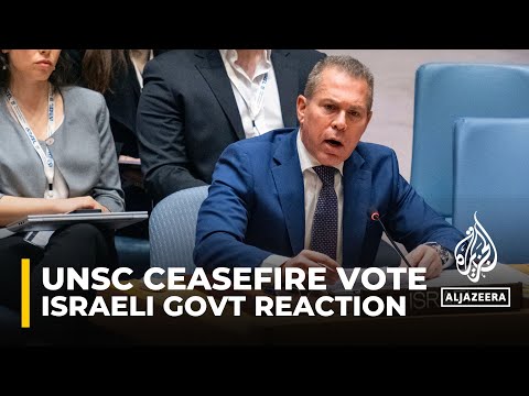 US abstention at UNSC vote ‘very disappointing’ to Israeli government