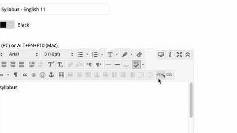 Embedding a Google Docs in Blackboard