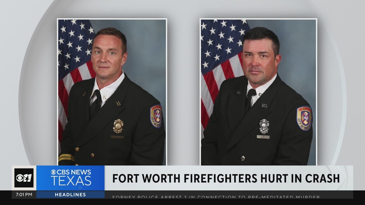Fort Worth FD identifies crew members injured in crash - YouTube