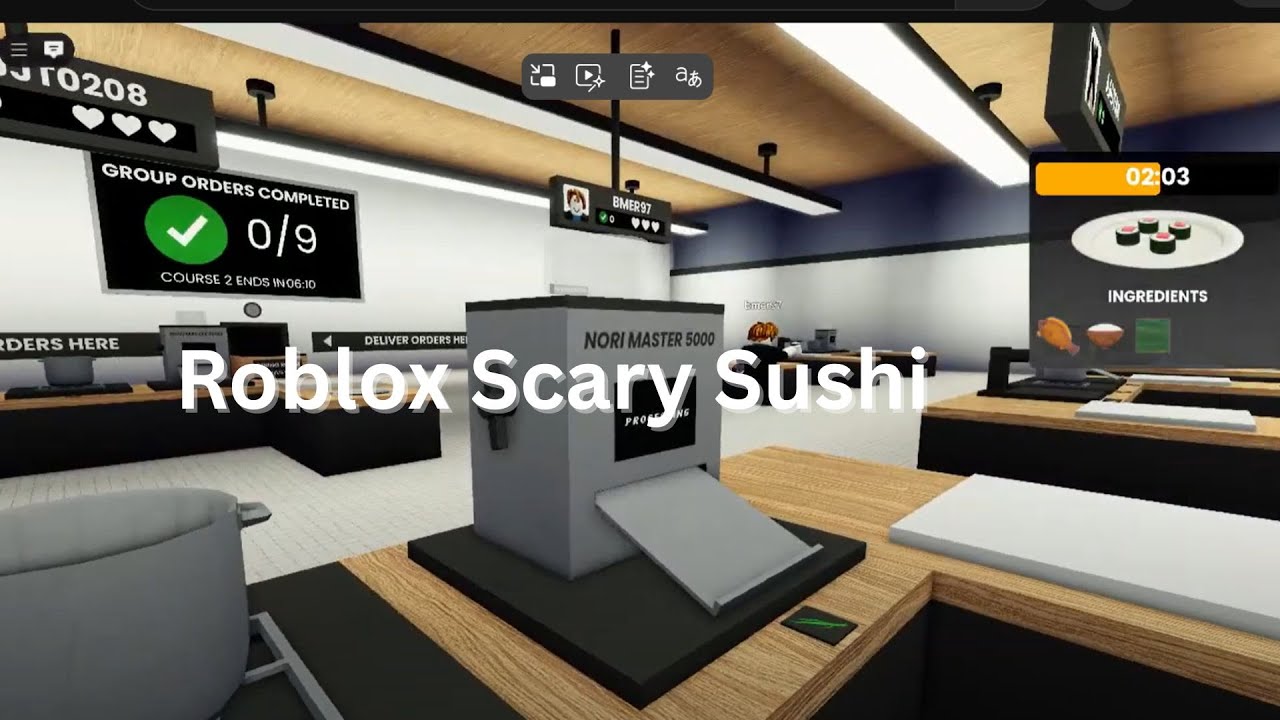 Roblox Scary Sushi Roblox Gaming Gameplay Games Robloxedit YouTube 