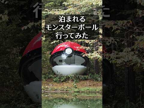【ポケモン】泊まれるモンスターボールホテルへ行ってみた！