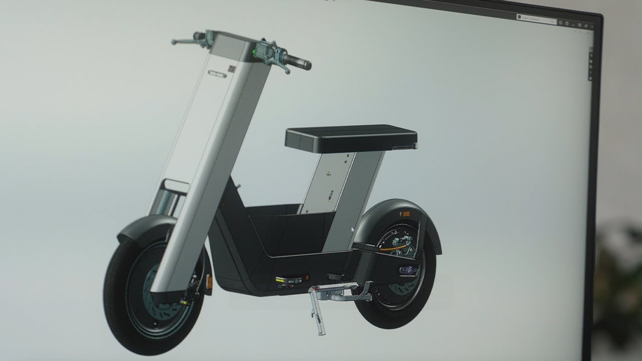 Video till Stilren elmoped med trampor