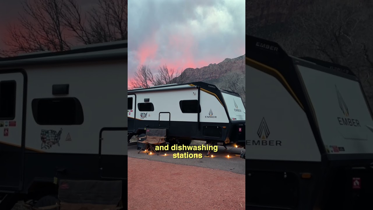 ⁣🚐 Zion National Park RV Camping Tips – Watchman Campground 🏞️
