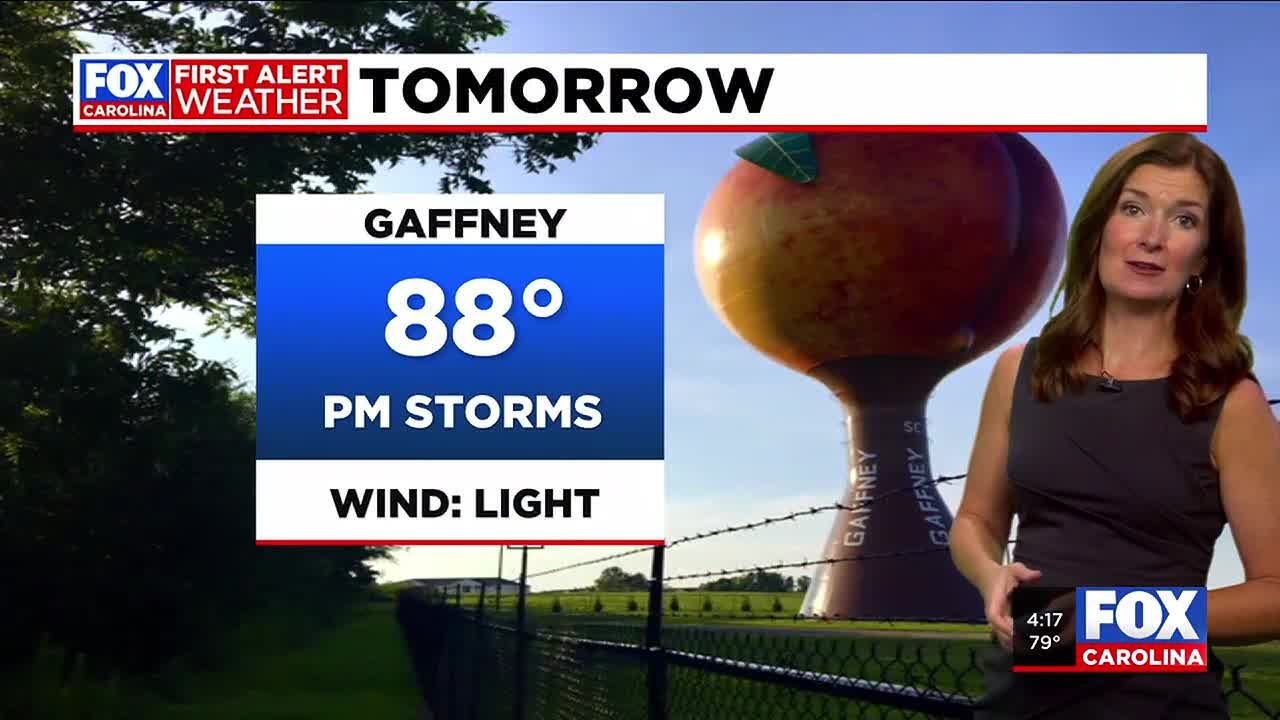Warmest day of the week Thursday with scattered storms - YouTube