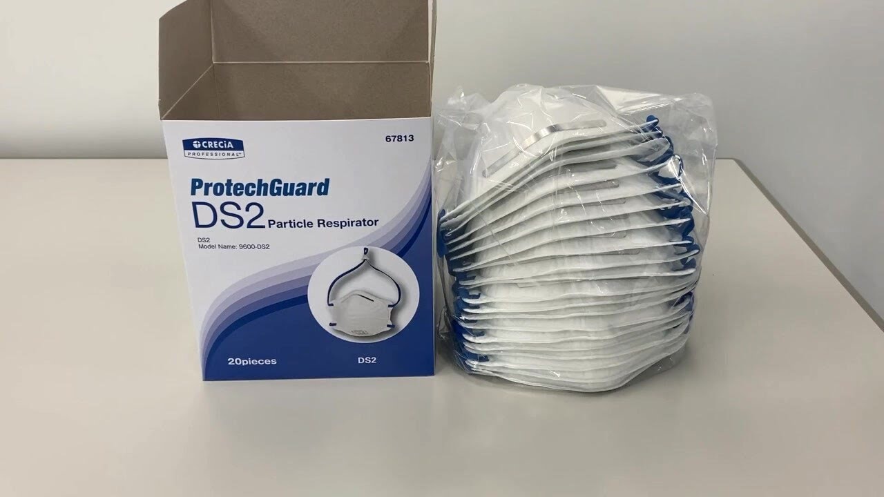 プロテクガード DS2 レスピレーターマスク(アジャスター付き)