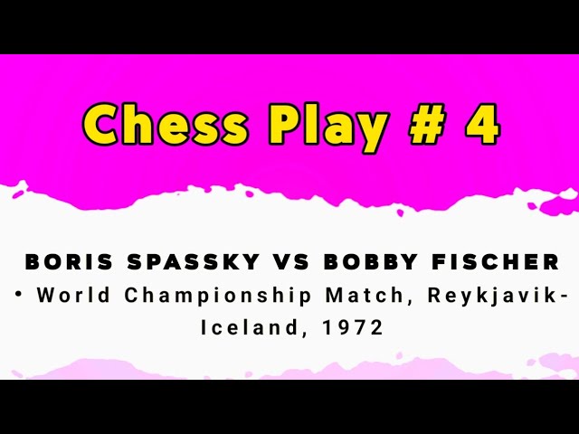 Bobby Fischer vs Boris Spassky, Ch World Match 1972 Reykjavik Iceland, @Chessgambit630 in 2023