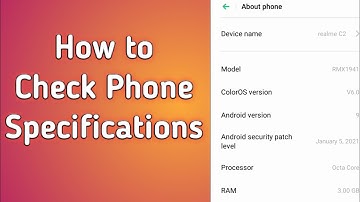 how to check mobile specifications||how to check my phone specifications
