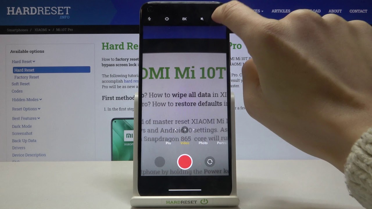 How To Change Video Resolution On XIAOMI Mi 10T Pro Video Resolution 