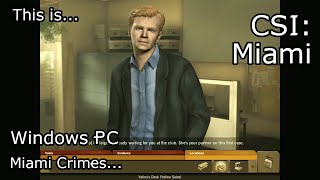 This Is Csi Miami For Pc