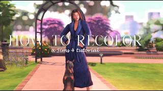 Celebrity How to recolor in the Sims 4 | a minirecolor tutorial | guide to recoloring a picture frame Wealth