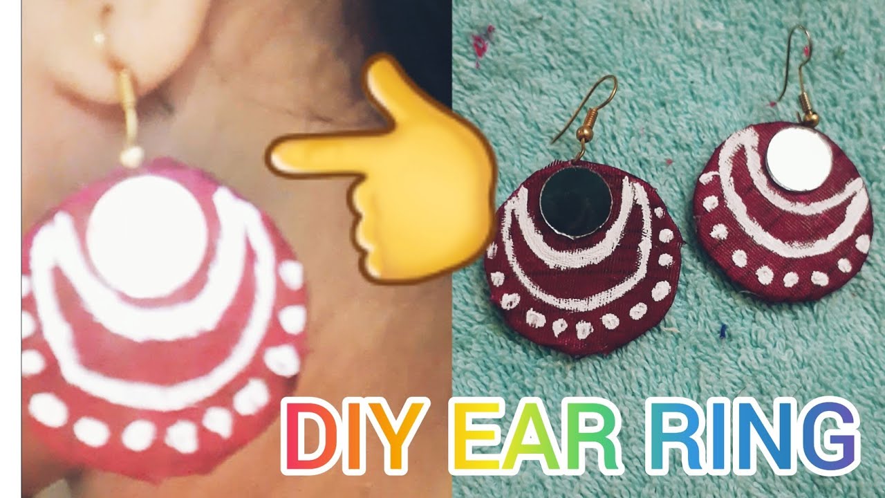 DIY EAR RING /Easy Ear Ring making at home 